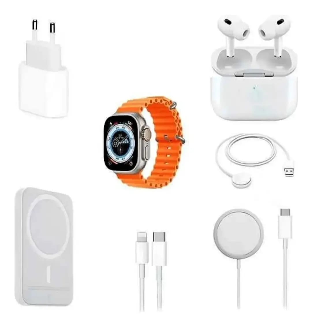 Smartwatch X8 Ultra + Mega Pack 7-en-1