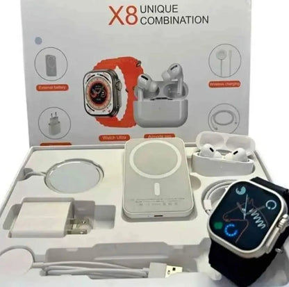 Smartwatch X8 Ultra + Mega Pack 7-en-1
