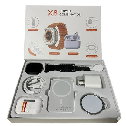 Smartwatch X8 Ultra + Mega Pack 7-en-1