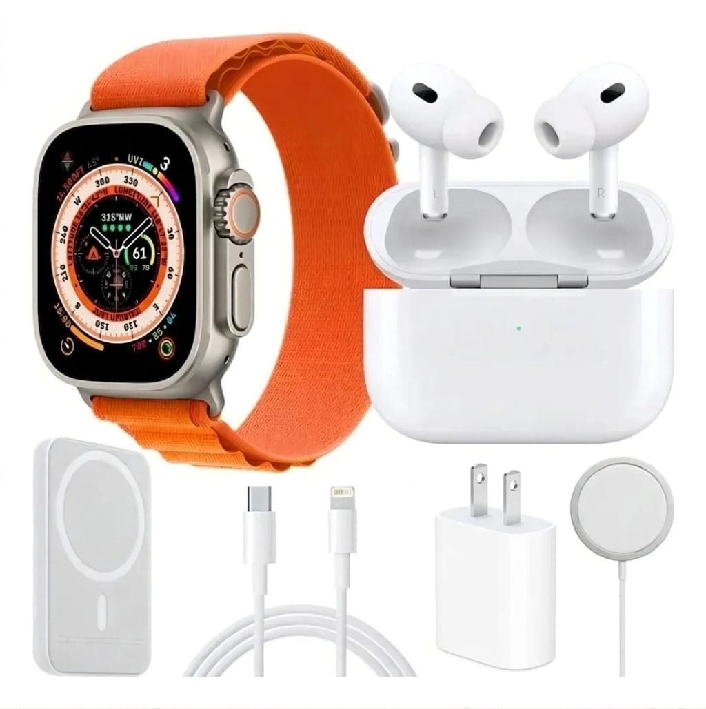 Smartwatch X8 Ultra + Mega Pack 7-en-1